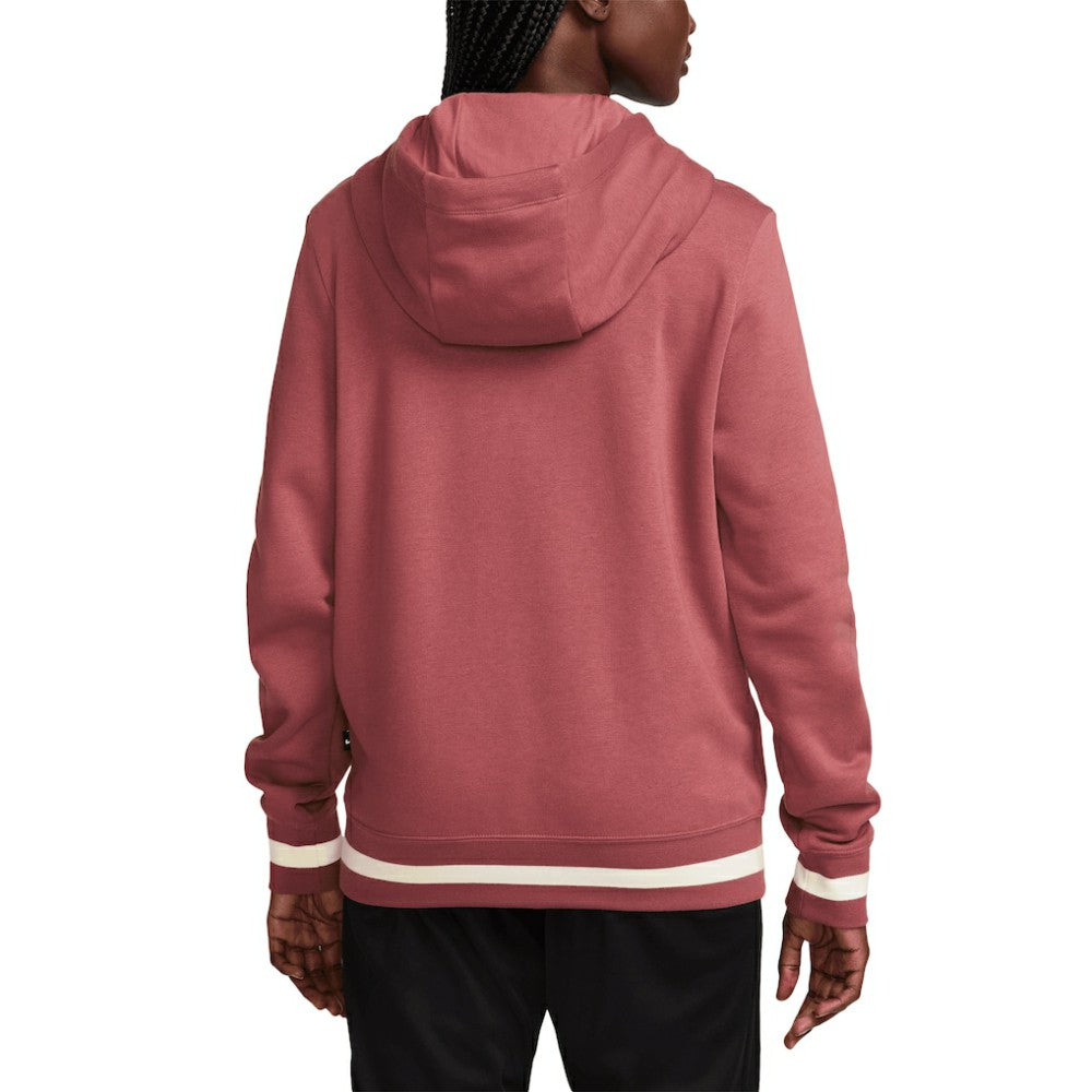 Liverpool Women's 2024/25 Third Club Fleece Pullover Hoodie - Burgundy | Nike for sale