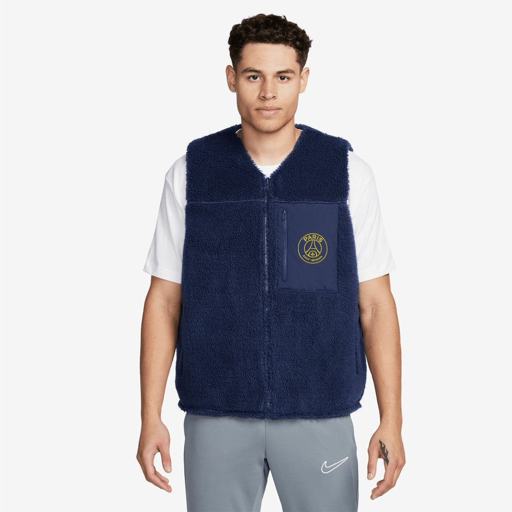 Paris Saint-Germain Club+ Winterized Reversible Full-Zip Vest - Navy | Nike sale