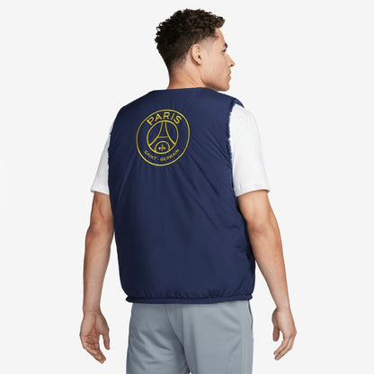 Paris Saint-Germain Club+ Winterized Reversible Full-Zip Vest - Navy | Nike sale