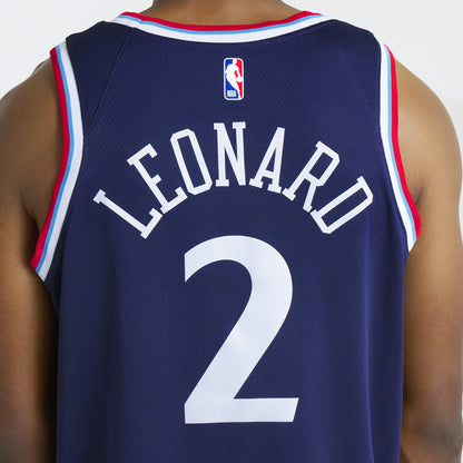Kawhi Leonard LA Clippers Unisex 2024/25 Swingman Jersey - Navy - Icon Edition | Nike shop