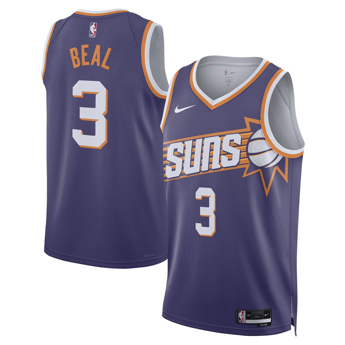 Bradley Beal Phoenix Suns Unisex Swingman Jersey - Icon Edition - Purple | Nike shop