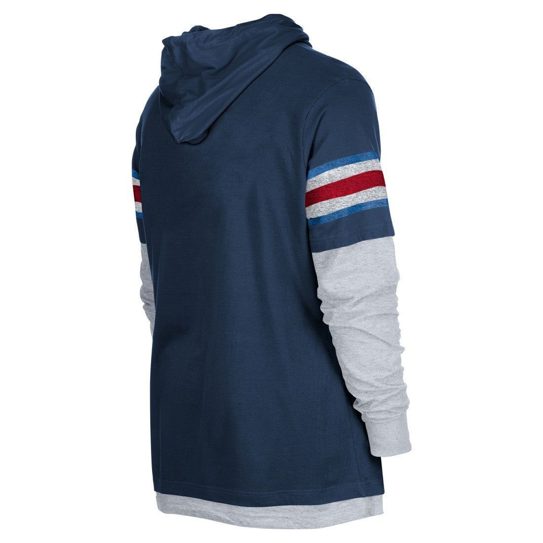 Tennessee Titans New Era Twofer Long Sleeve Hooded T-Shirt - Navy discount