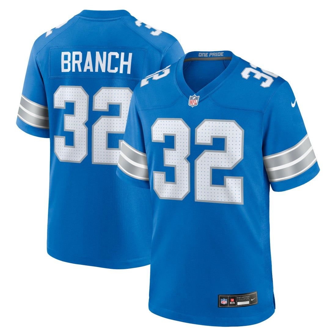 Brian Branch Detroit Lions Game Jersey - Blue | Nike outlet