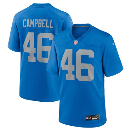 Jack Campbell Detroit Lions Alternate Game Jersey - Blue | Nike outlet