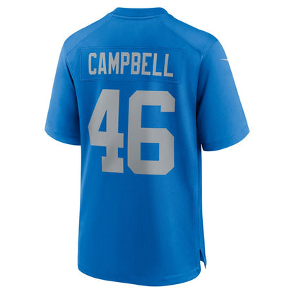 Jack Campbell Detroit Lions Alternate Game Jersey - Blue | Nike outlet