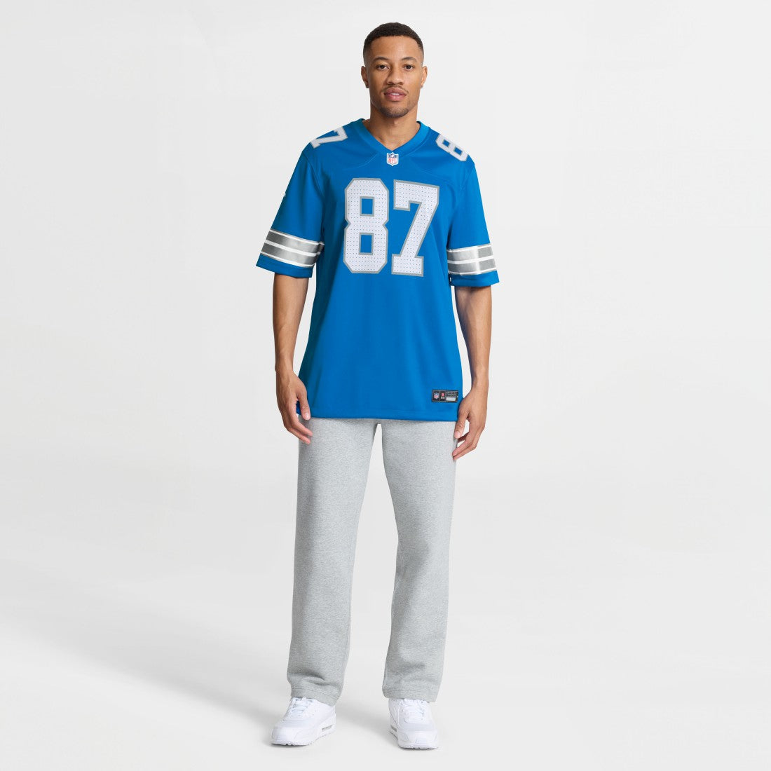 Sam LaPorta Detroit Lions Game Jersey - Blue | Nike discount