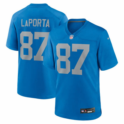 Sam LaPorta Detroit Lions Alternate Game Jersey - Blue | Nike sale