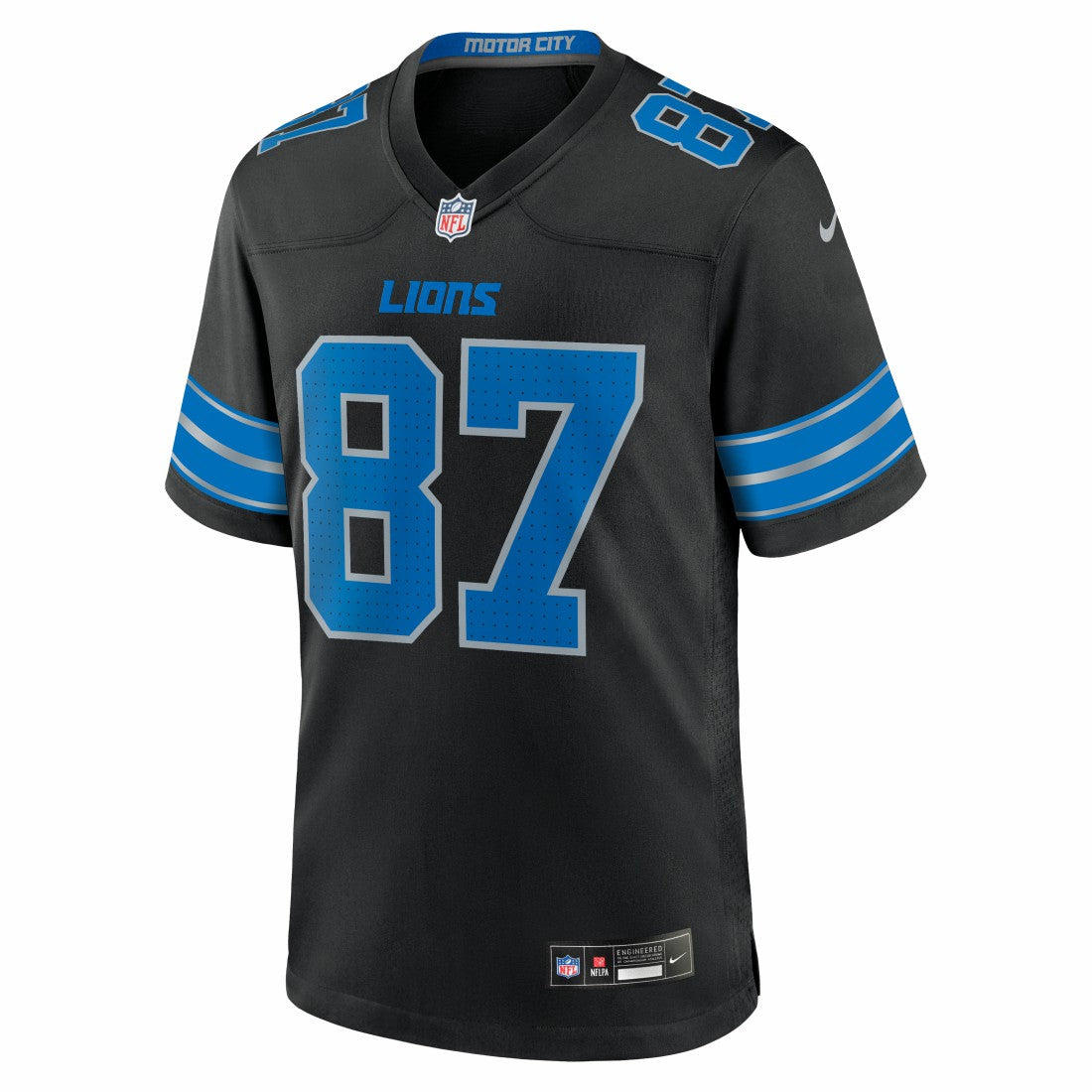Sam LaPorta Detroit Lions 2nd Alternate Game Jersey - Black | Nike cheap
