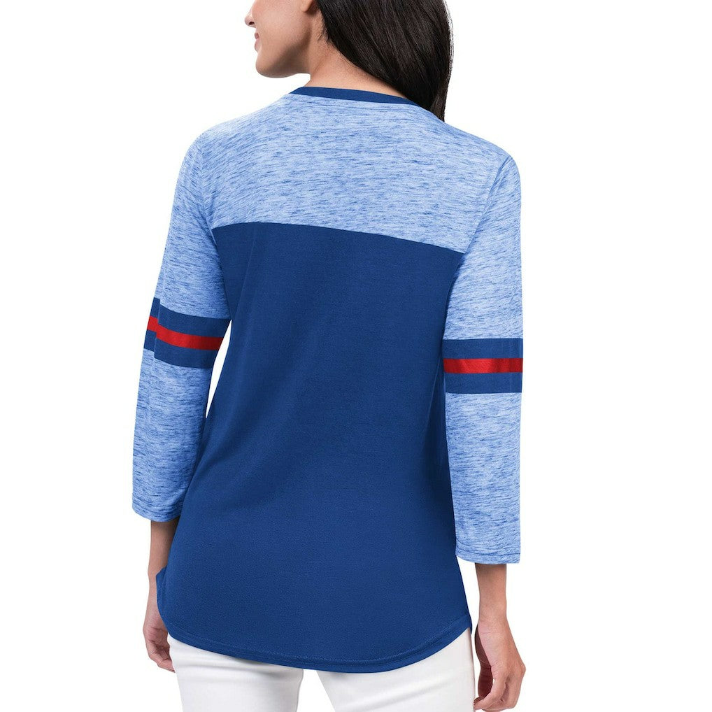 Philadelphia 76ers G-III 4Her by Carl Banks Women's Play the Game 3/4-Sleeve T-Shirt - Royal online