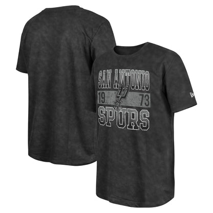 San Antonio Spurs Enzyme Washed Oversized T-Shirt - Black | New Era for sale