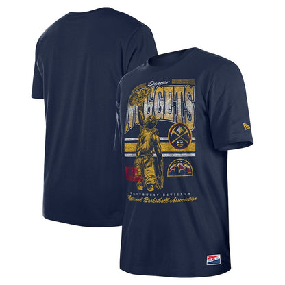 Denver Nuggets Enzyme Wash Oversized T-Shirt sale - Navy | New Era discount