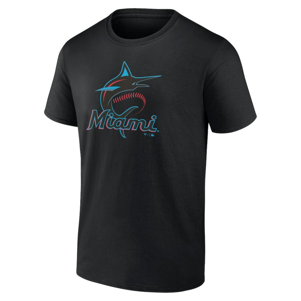 Miami Marlins Father's Day #1 Dad T-Shirt - Black