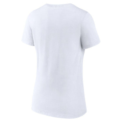 San Diego Padres Women's Love Wins V-Neck T-Shirt - White