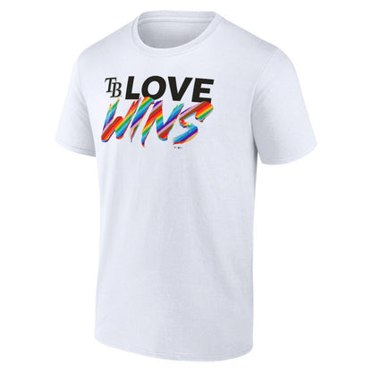 Tampa Bay Rays Love Wins T-Shirt - White
