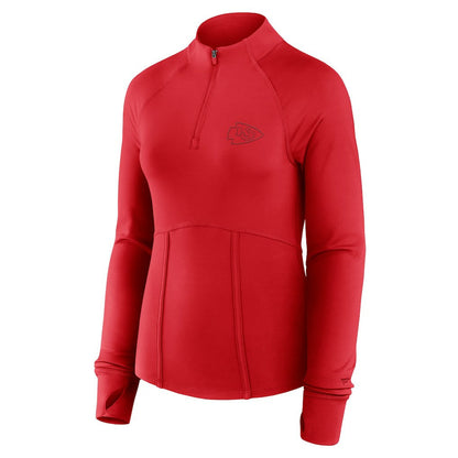 Kansas City Chiefs Women's Elements Quarter-Zip Jacket - Red for sale