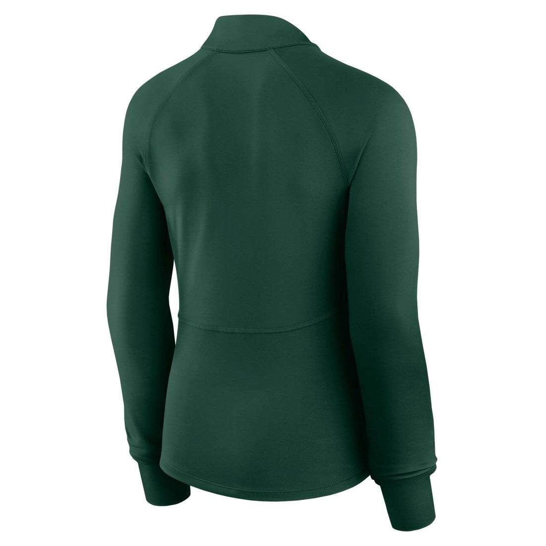 Green Bay Packers Women's Elements Raglan Quarter-Zip Jacket - Green for sale