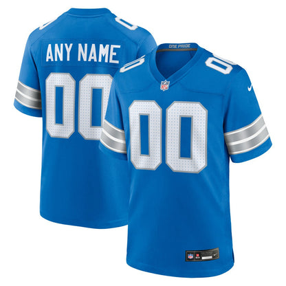 Detroit Lions Custom Game Jersey - Blue | Nike sale