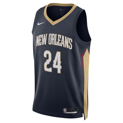 Jordan Hawkins New Orleans Pelicans Unisex Swingman Jersey - Icon Edition - Navy | Nike on sale