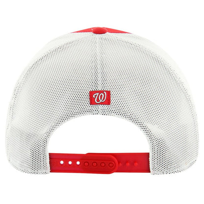 Washington Nationals Downburst Trucker Adjustable Hat - Red | 47 brand