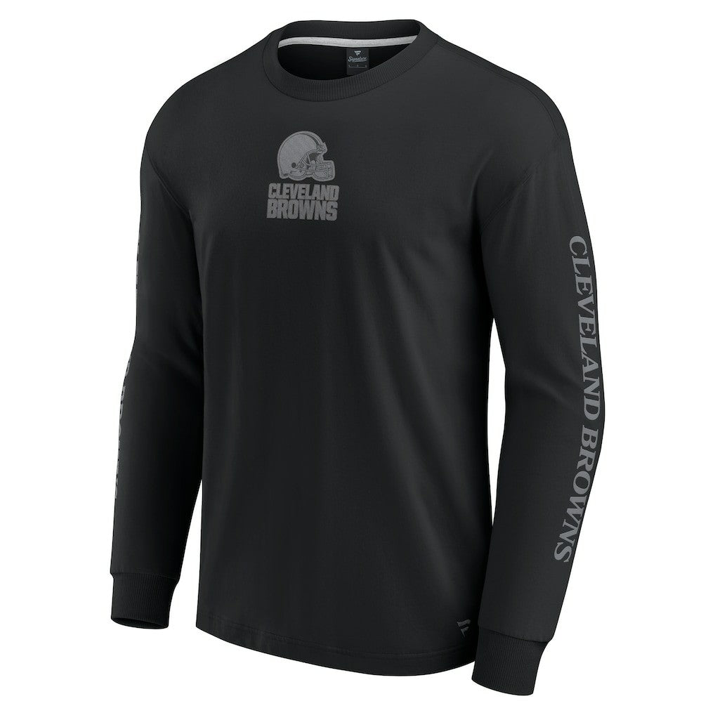 Cleveland Browns Unisex Elements Strive Long Sleeve T-Shirt - Black sale