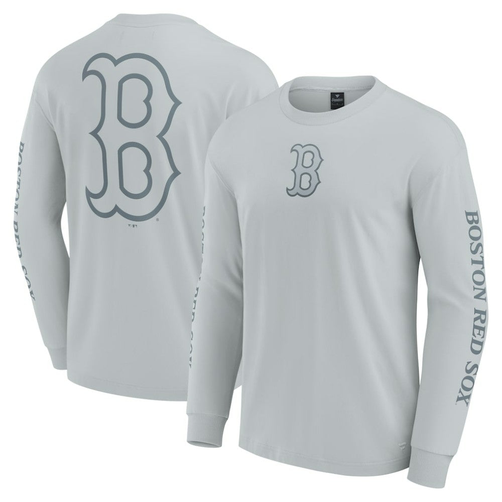 Boston Red Sox Elements Strive Long Sleeve T-Shirt - Gray