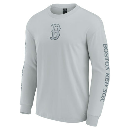 Boston Red Sox Elements Strive Long Sleeve T-Shirt - Gray