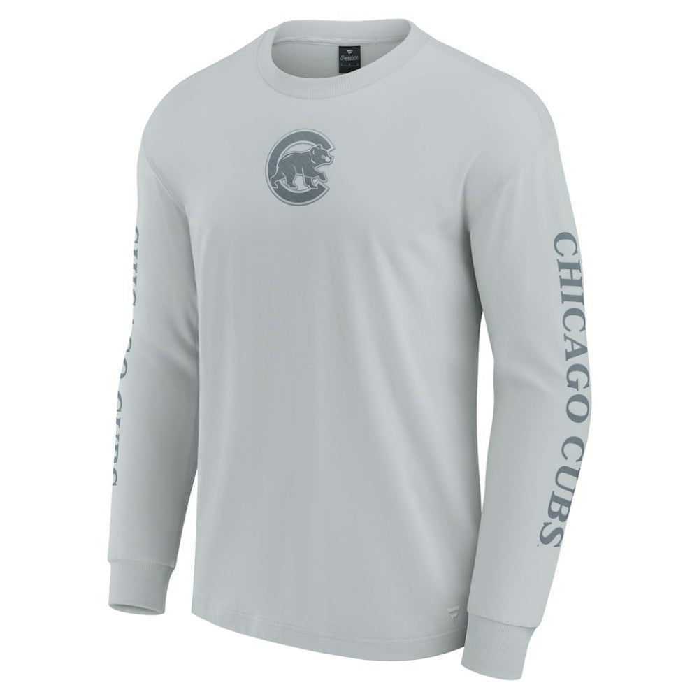Chicago Cubs Elements Strive Long Sleeve T-Shirt - Gray