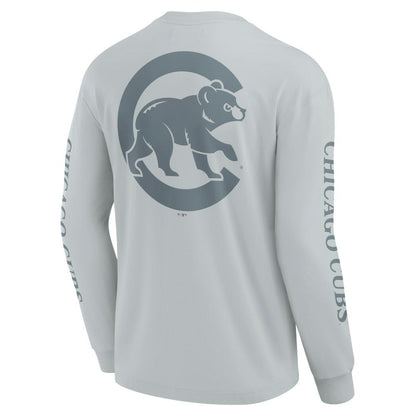Chicago Cubs Elements Strive Long Sleeve T-Shirt - Gray
