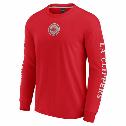 LA Clippers Elements Strive Long Sleeve T-Shirt  - Red | Fanatics sale