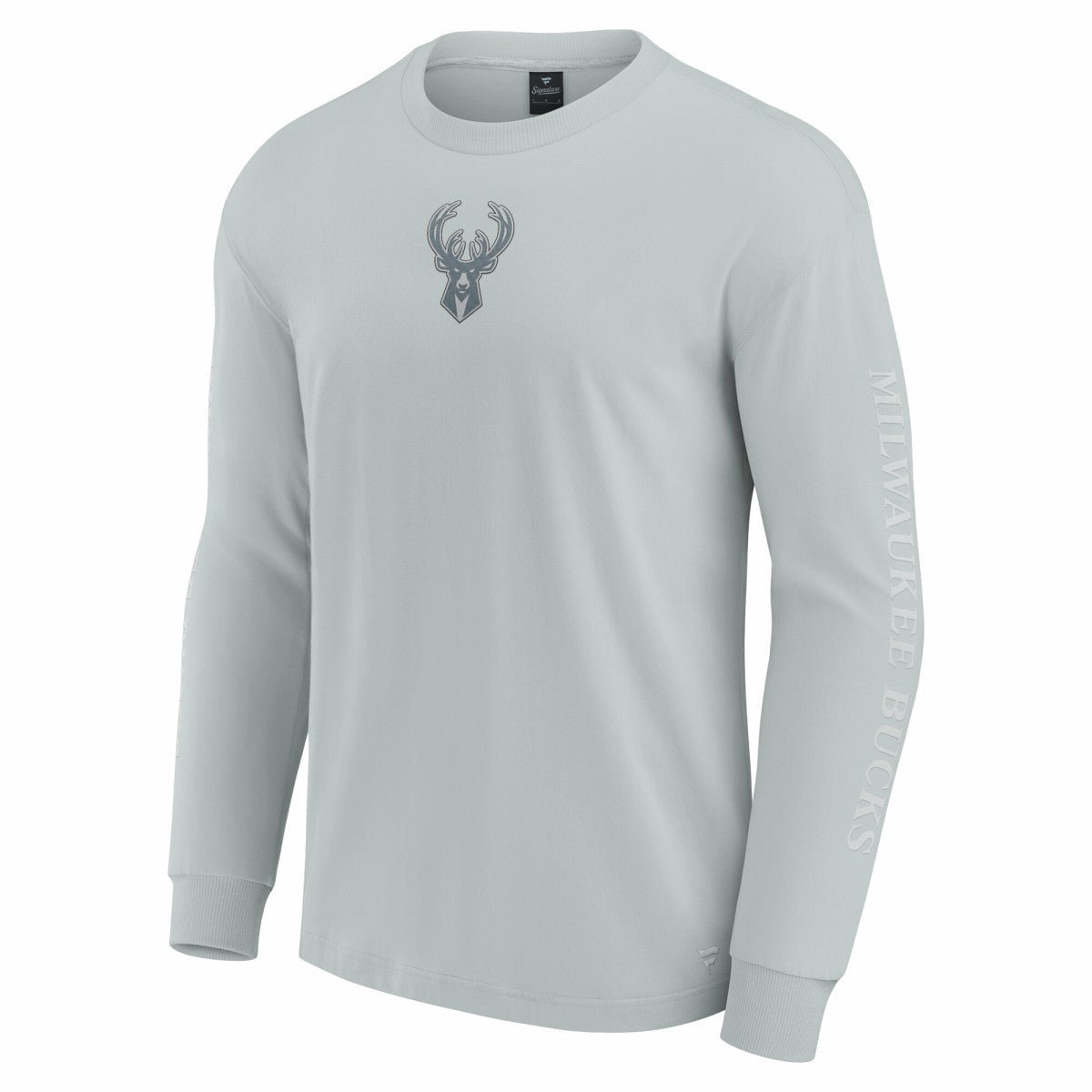 Milwaukee Bucks Elements Strive Long Sleeve T-Shirt  - Gray | Fanatics online