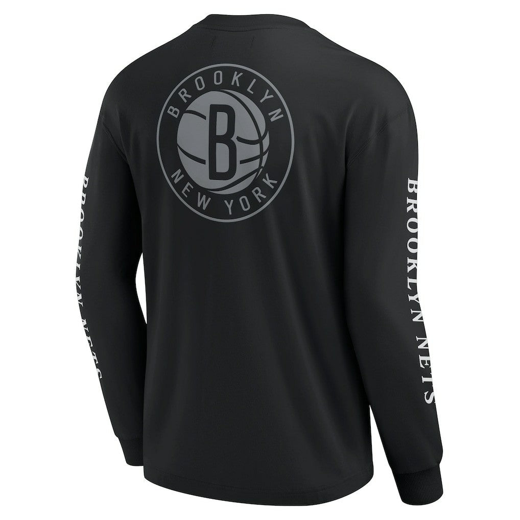 Brooklyn Nets Elements Strive Long Sleeve T-Shirt  - Black | Fanatics online