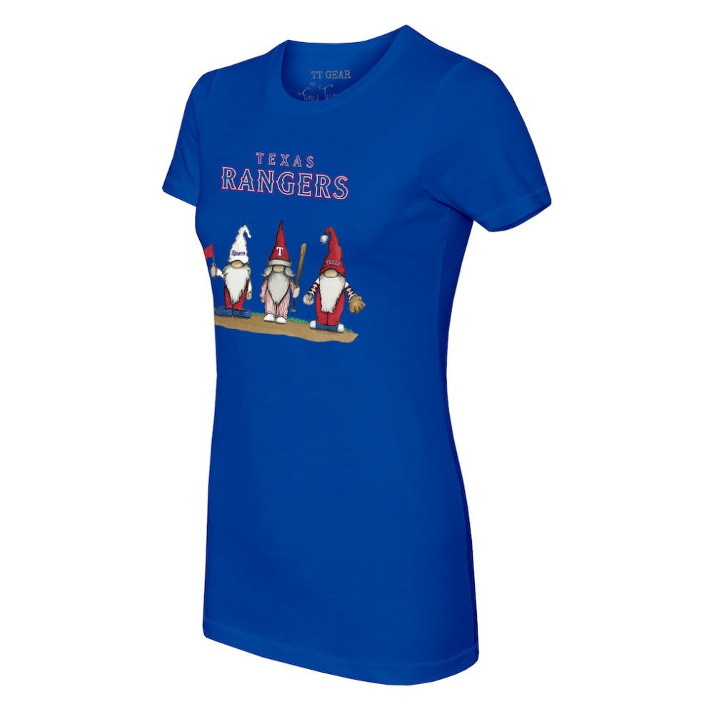 Texas Rangers Tiny Turnip Women's Gnomes T-Shirt - Royal