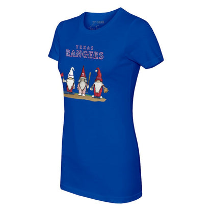 Texas Rangers Tiny Turnip Women's Gnomes T-Shirt - Royal