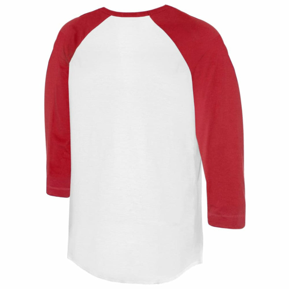Philadelphia Phillies Tiny Turnip Unisex Race Car 3/4-Sleeve Raglan T-Shirt - White/Red