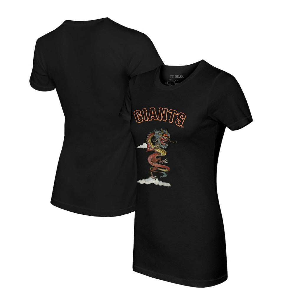 San Francisco Giants Tiny Turnip Women's 2024 Year of the Dragon T-Shirt - Black