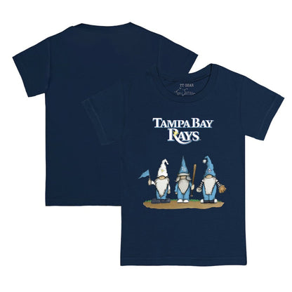 Tampa Bay Rays Tiny Turnip Youth Gnomes T-Shirt - Navy