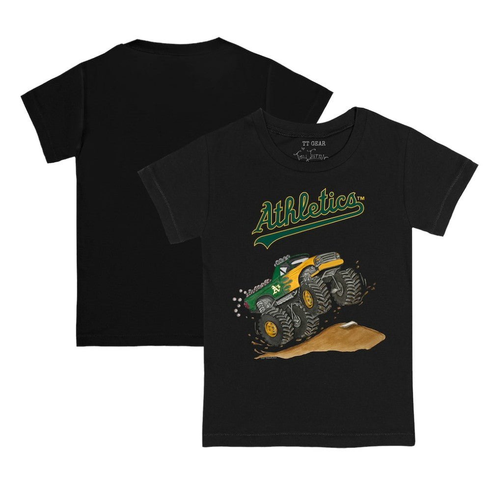 Athletics Tiny Turnip Youth Monster Truck T-Shirt - Black