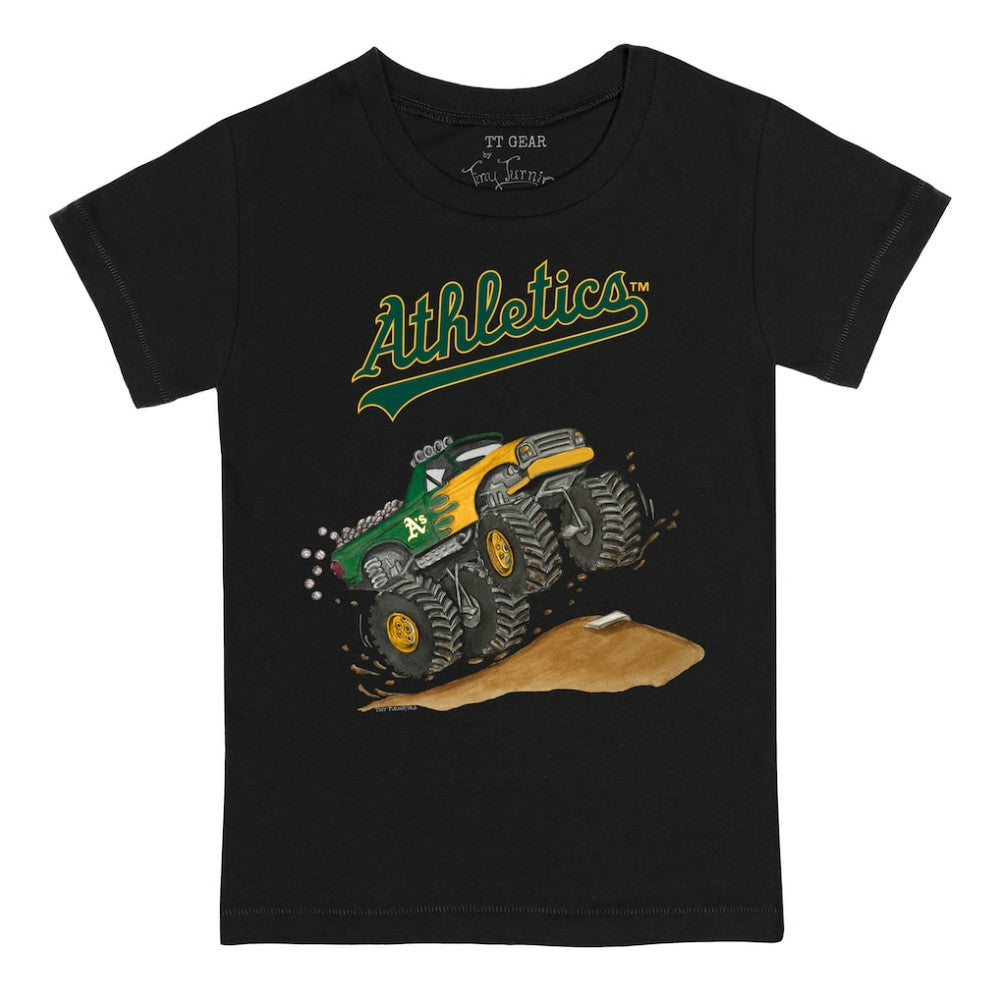 Athletics Tiny Turnip Youth Monster Truck T-Shirt - Black