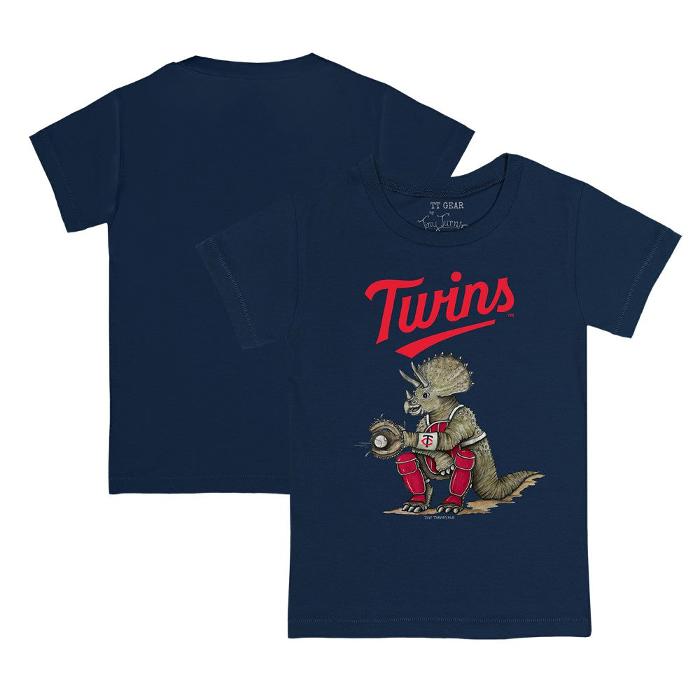 Minnesota Twins Tiny Turnip Youth Triceratops T-Shirt - Navy