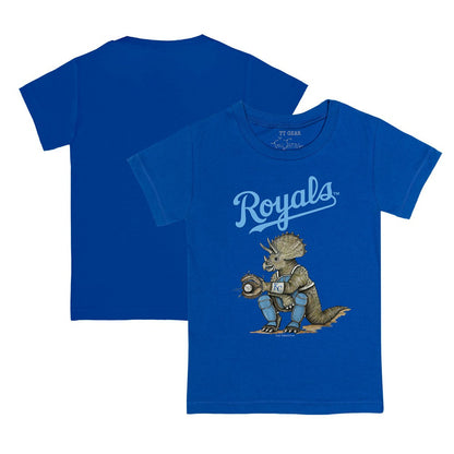 Kansas City Royals Tiny Turnip Youth Triceratops T-Shirt - Royal