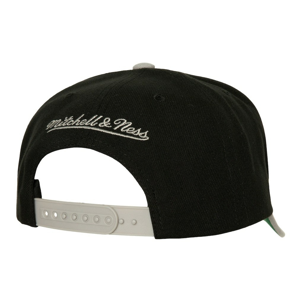 Brooklyn Nets Soul XL Logo Pro Crown Snapback Hat - Black/Gray | Mitchell & Ness cheap