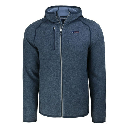 San Francisco 49ers Cutter & Buck Americana Mainsail Full-Zip Hooded Jacket - Heather Navy outlet
