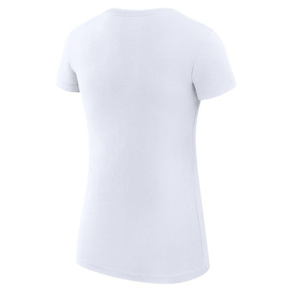Detroit Pistons G-III 4Her by Carl Banks Women's Super-Slim Fit Lightweight Large City Logo T-Shirt sale - White discount