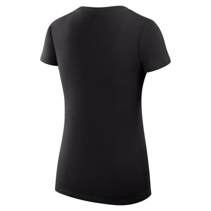 San Antonio Spurs G-III 4Her by Carl Banks Women's Super-Slim Fit Lightweight Large City Logo V-Neck T-Shirt - Black discount