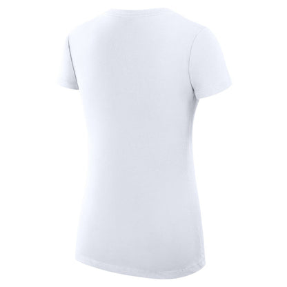 Oklahoma City Thunder G-III 4Her by Carl Banks Women's Super-Slim Fit Lightweight Large City Logo V-Neck T-Shirt - White cheap