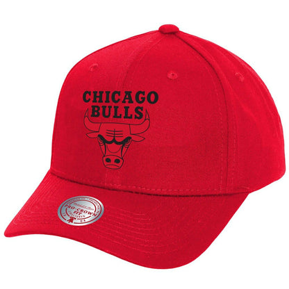 Chicago Bulls Fire Red Pro Crown Snapback Hat - Red | Mitchell & Ness on sale