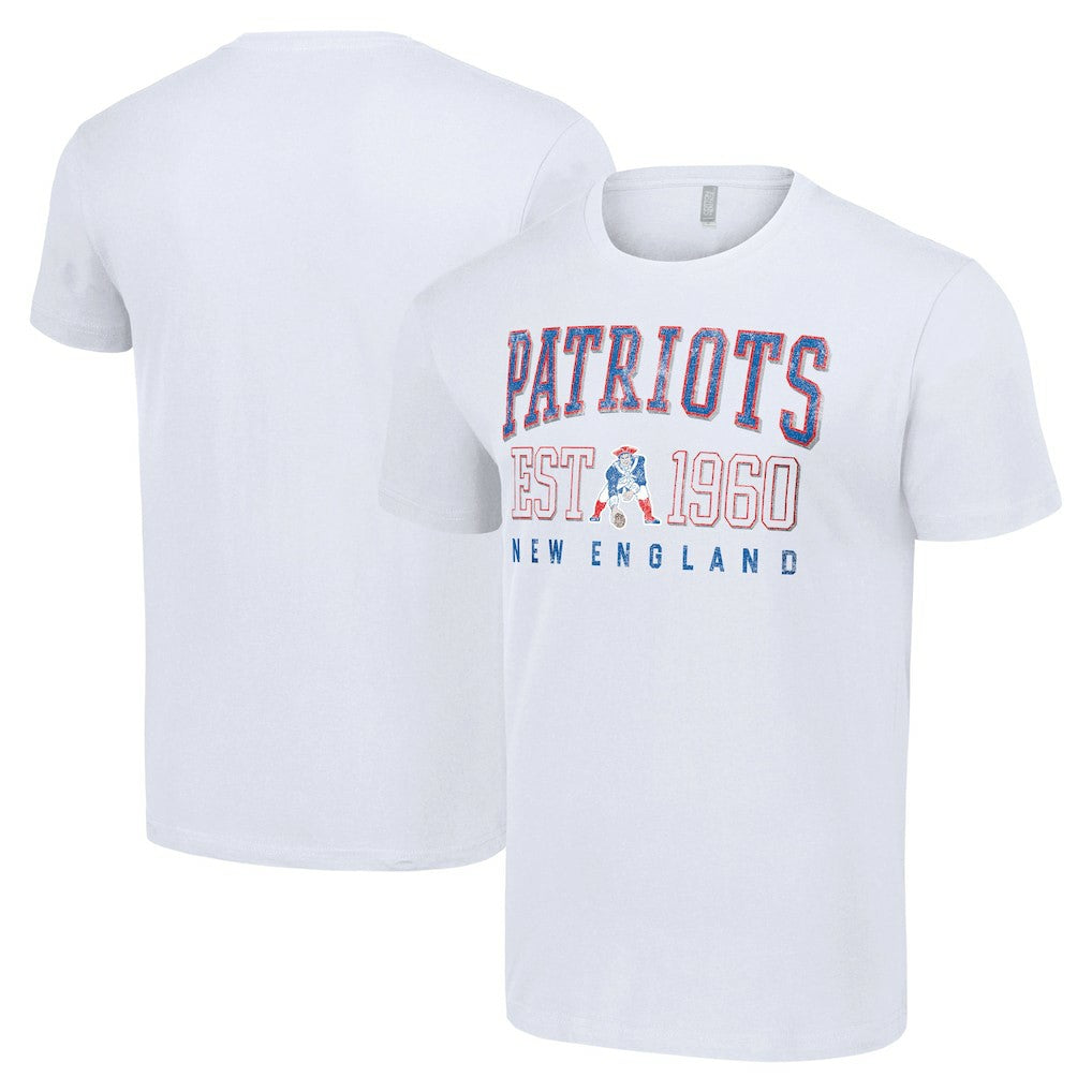 New England Patriots Starter Throwback Logo T-Shirt - White for sale