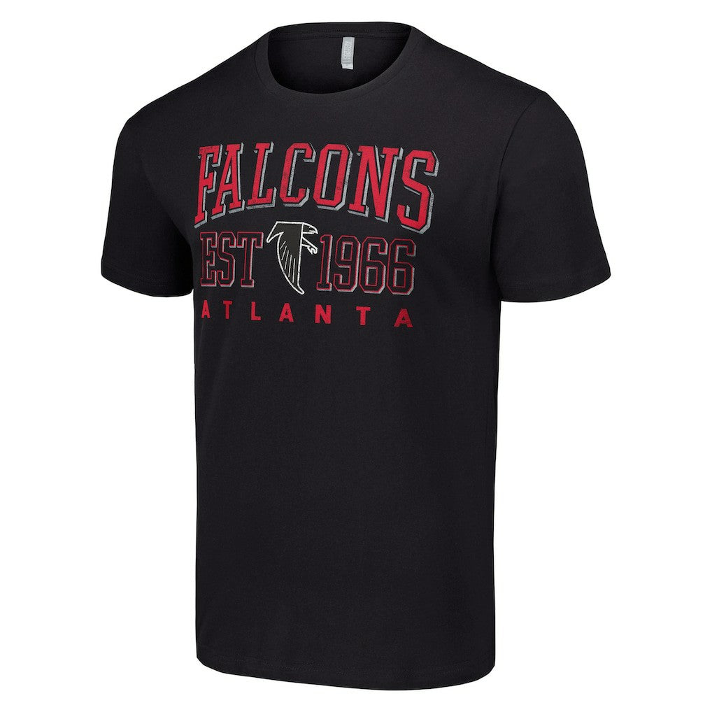 Atlanta Falcons Starter Throwback Logo T-Shirt - Black sale