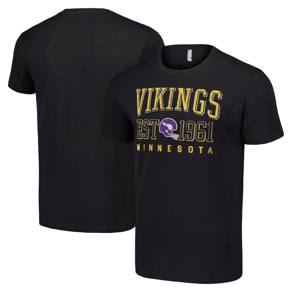 Minnesota Vikings Starter Throwback Logo T-Shirt - Black online