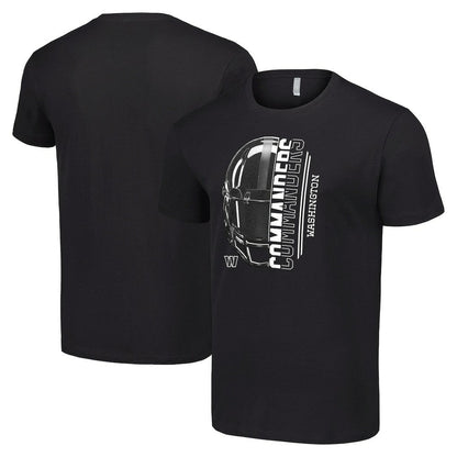 Washington Commanders Starter Half Helmet Logo T-Shirt - Black outlet